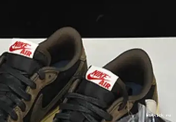 AIR 1 LOW SCOTT JORDAN MOCHA DARK TRAVIS 0617